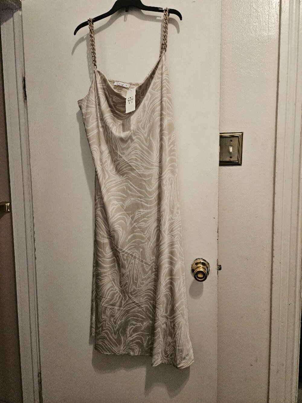 Satin slip dress